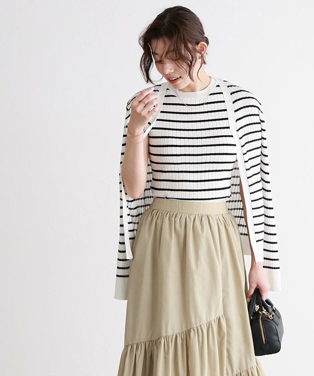 ☆新品タグ付☆IENA☆ネイビー☆カーディガン☆ノースリーブ☆アンサンブル☆ 楽天市場】≪特別price≫ノースリーブリブニットアンサンブル