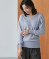 167cm / アイスブルー / Vネック / M