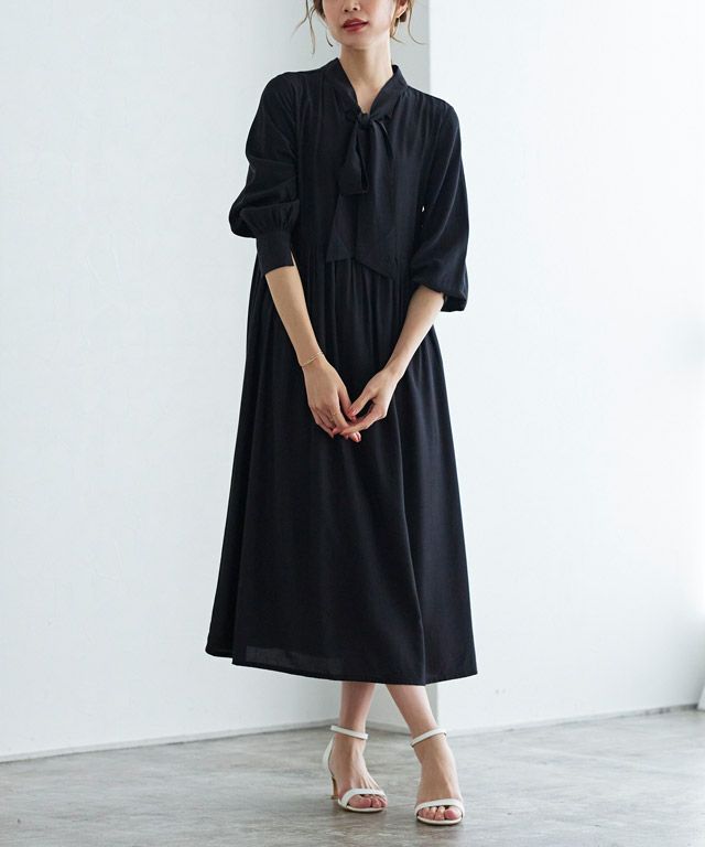 【極美品】 PAULE KA リボン ひざ丈ワンピース 38 2wayリボンワンピース【スピード配送】 | 【公式】Pierrot