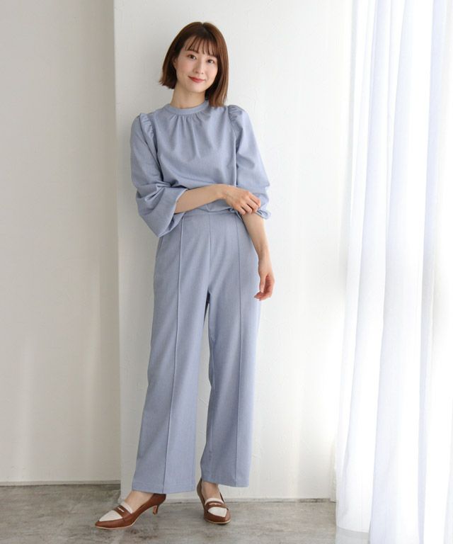 163cm / 杢ブルー / M