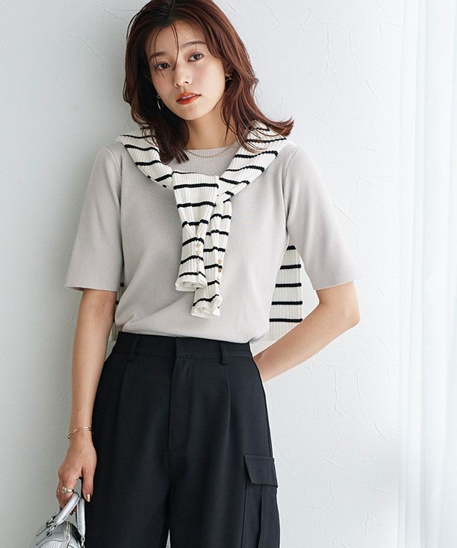 167cm / グレー / クルーネック / M