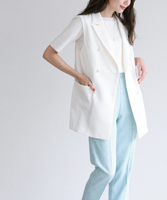 165cm / オフホワイト / クルーネック / M