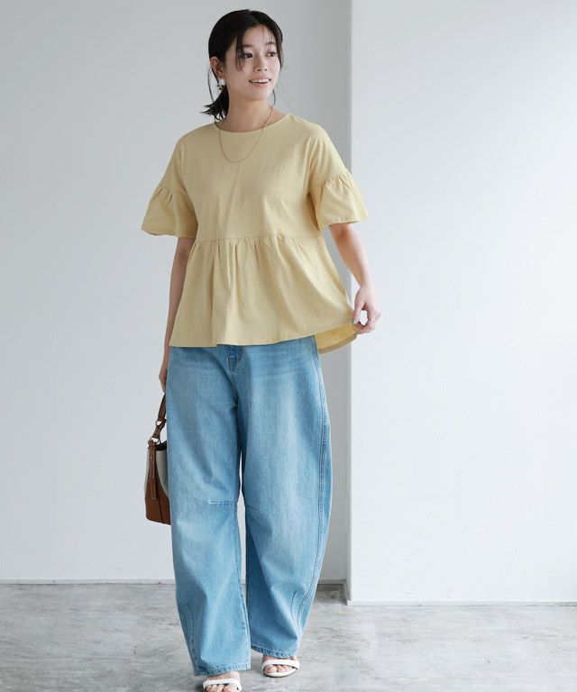 167cm / クリームイエロー / M