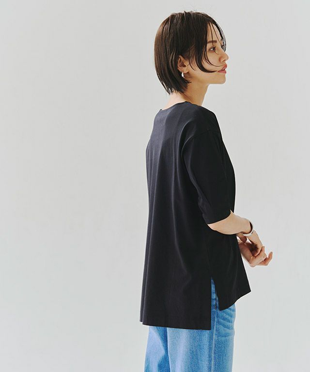 新品☆DARJEELING Tシャツ★ブラウン TANG TANG COLORS R'N'R プリントTシャツ｜トゥモローランド