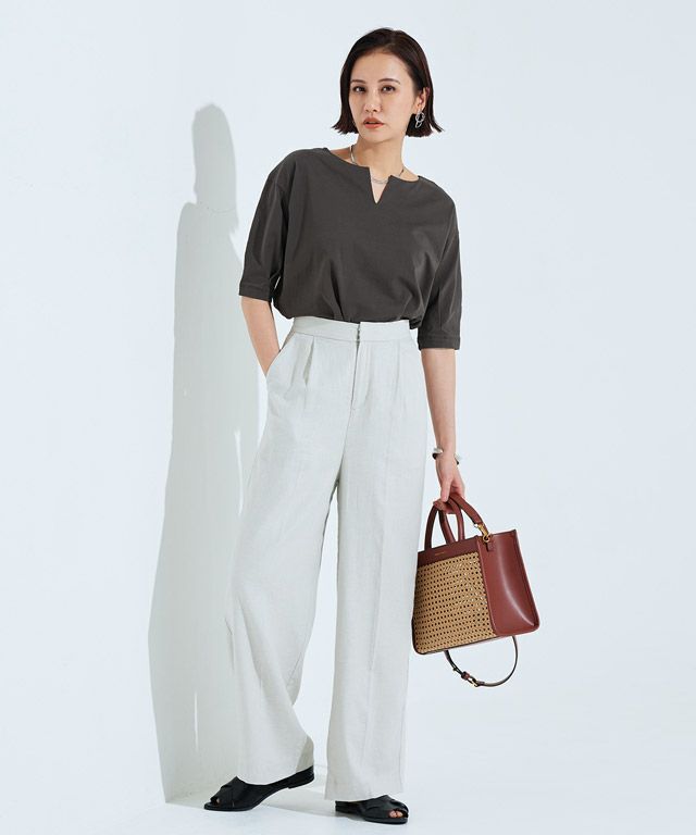 RASW]バイオシルケットキーネックTシャツ【スピード配送】 | 【公式