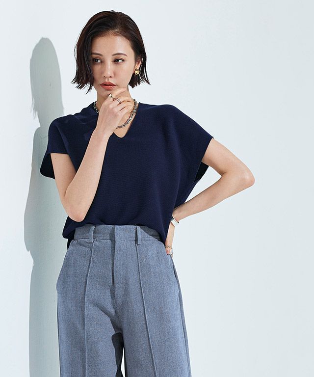 新品　リンダワークス　リラックスパンツ　ブラックデニム　Sサイズ 新品 リンダワークス リラックスパンツ ブラックデニム Sサイズ