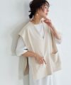 Vネックフレンチスリーブベスト