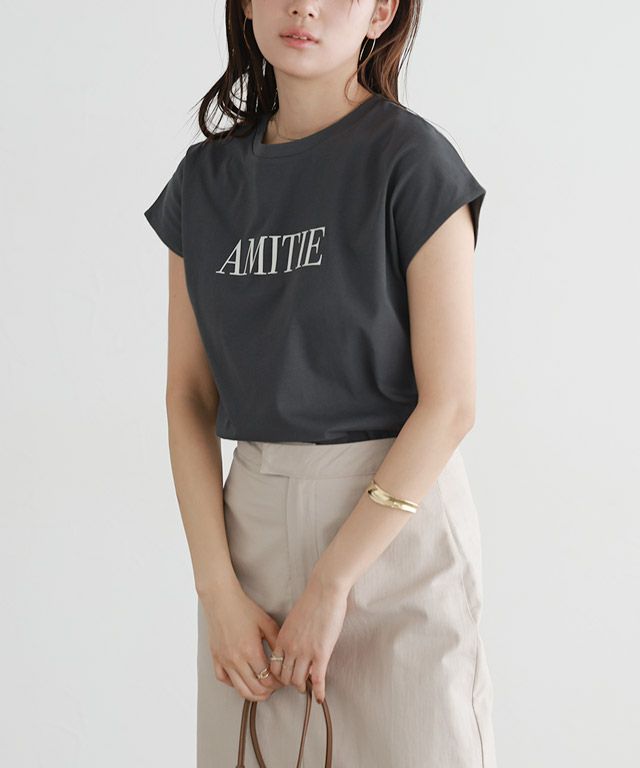 166cm / チャコール×アイボリー / M