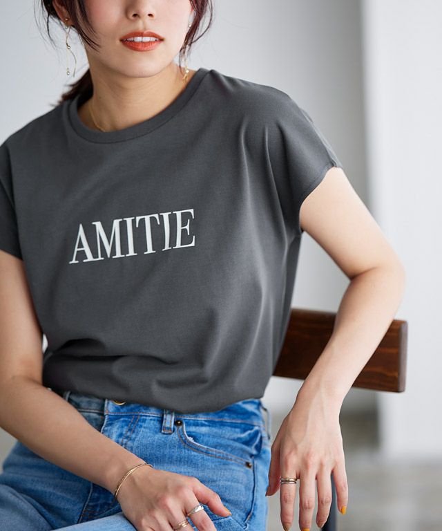 167cm / チャコール×アイボリー / M