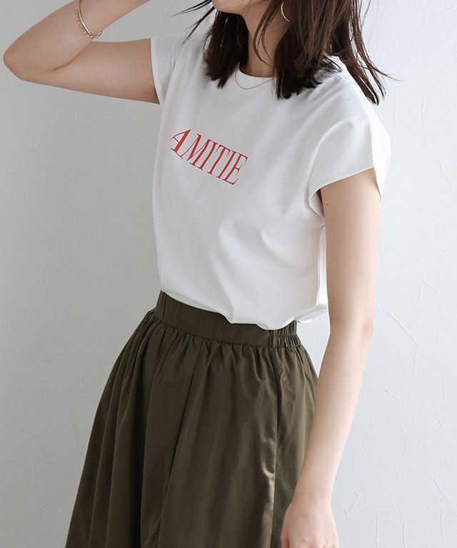 167cm / オフホワイト×レッド / M