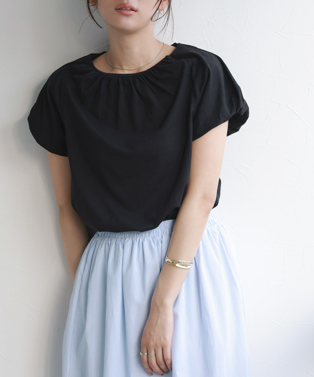 フレンチパフスリーブTシャツ