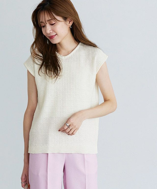 2way柄編みニット