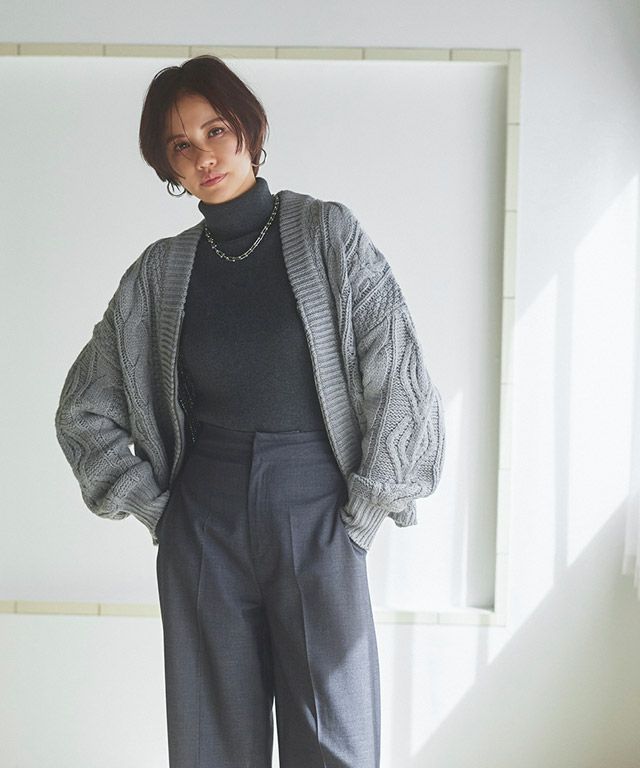 165cm / 杢グレー / M