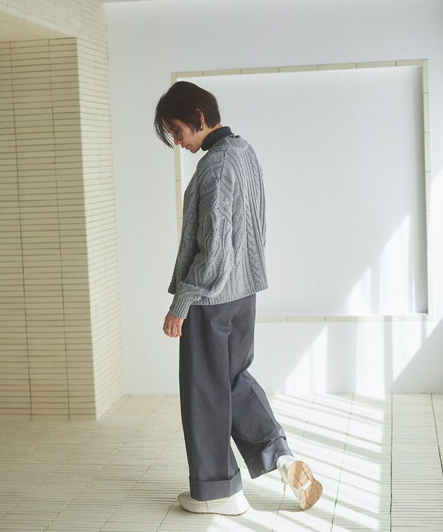 165cm / 杢グレー / M