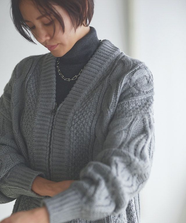 165cm / 杢グレー / M