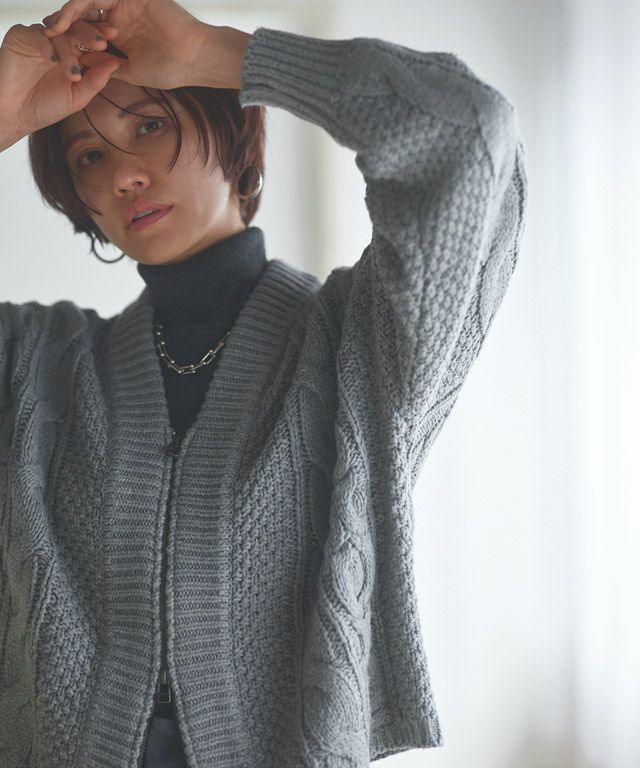 165cm / 杢グレー / M