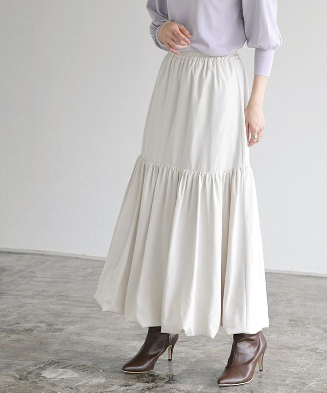 バルーンデザインスカート