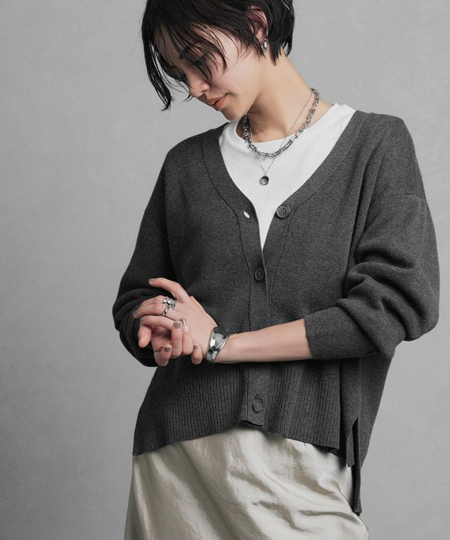 165cm / 杢チャコール / M