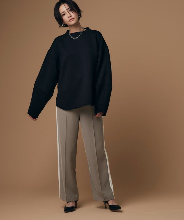 10％OFF】【スピード配送】[RASW]ストレートサイドラインパンツ