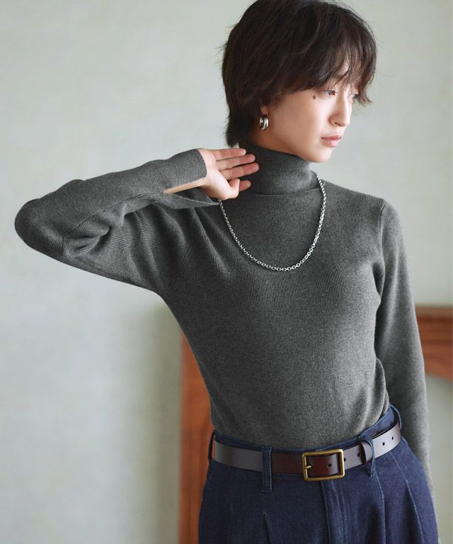 166cm / 杢チャコール / M