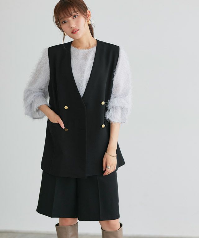 166cm / ブラック / ロング丈 / M