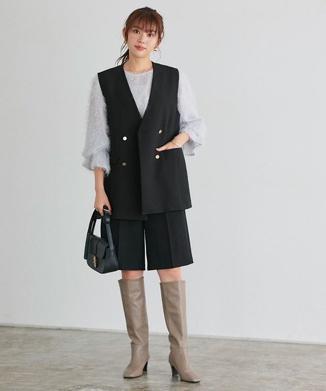 166cm / ブラック / ロング丈 / M