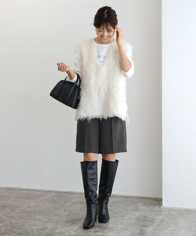 157cm / チャコール / ミドル丈 / M