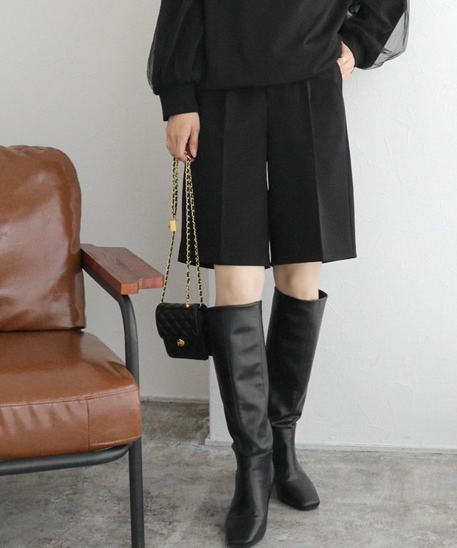 163cm / ブラック / ミドル丈 / M