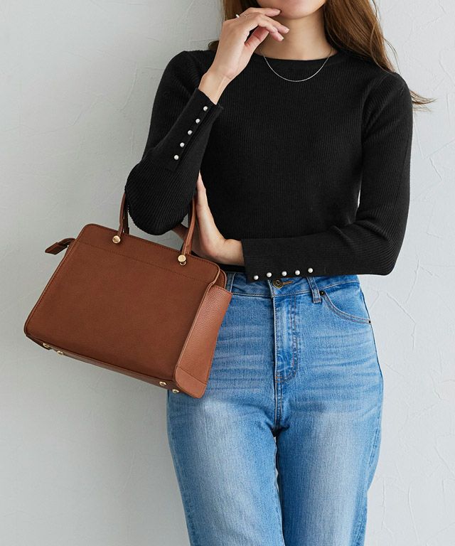 165cm / A / ブラック / クルーネック / M