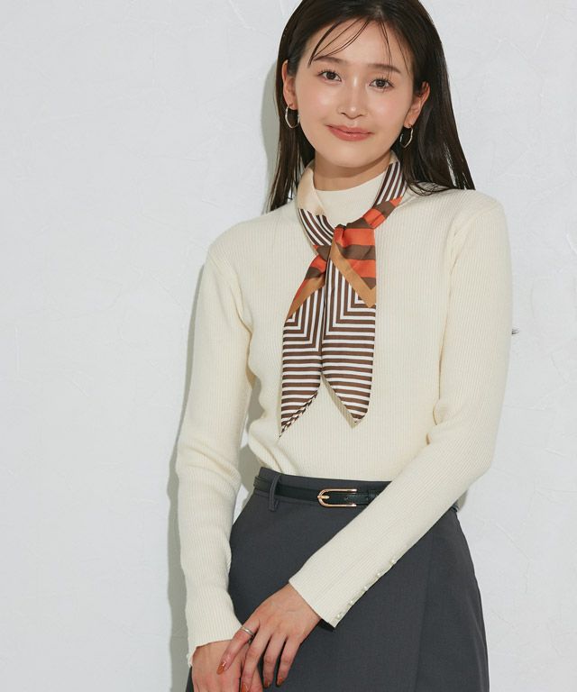 166cm / A / アイボリー / ハイネック / M