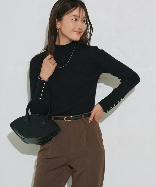 166cm / A / ブラック / ハイネック / M