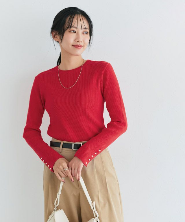 167cm / A / ネイビー / ハイネック / M