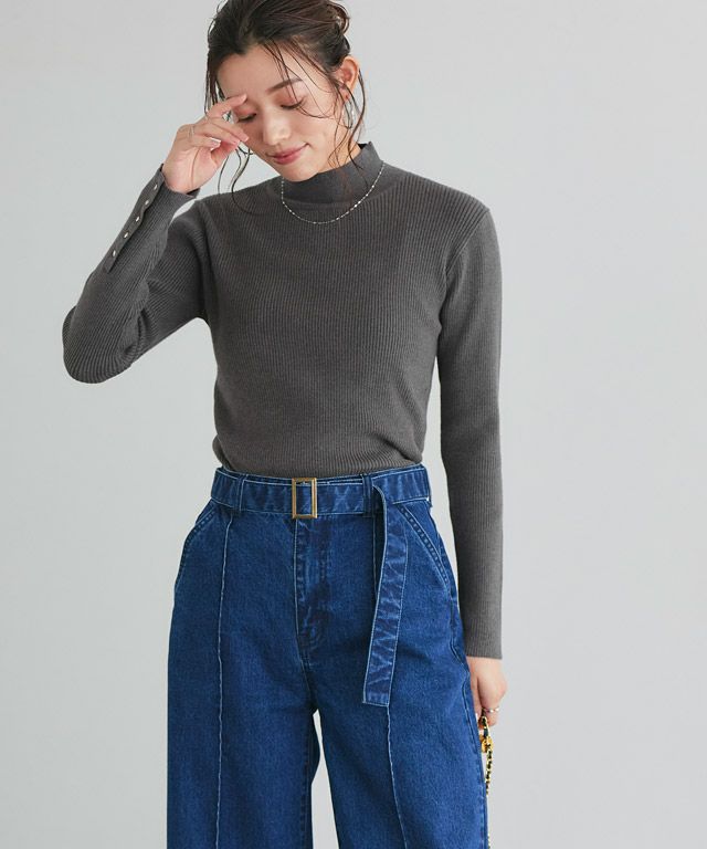 167cm / B / ブラック / ハイネック / M