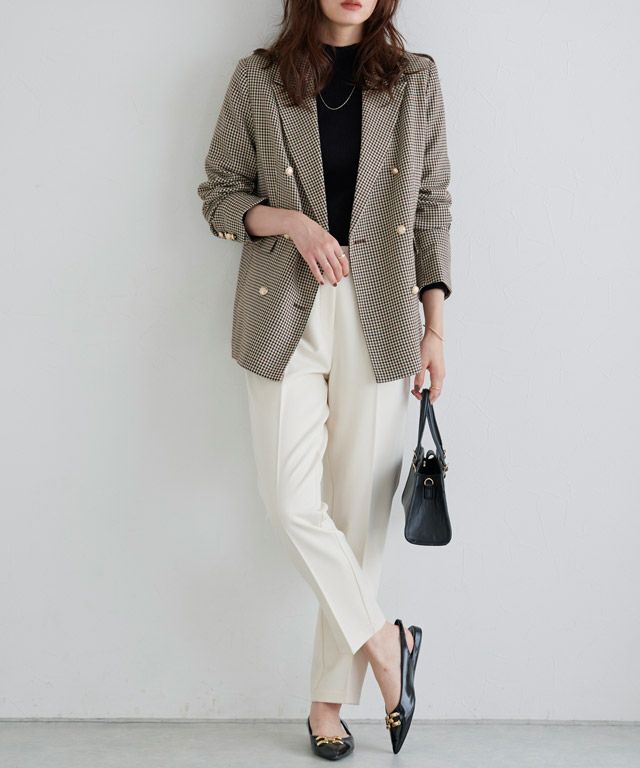 167cm / チェック / ブラウン / M