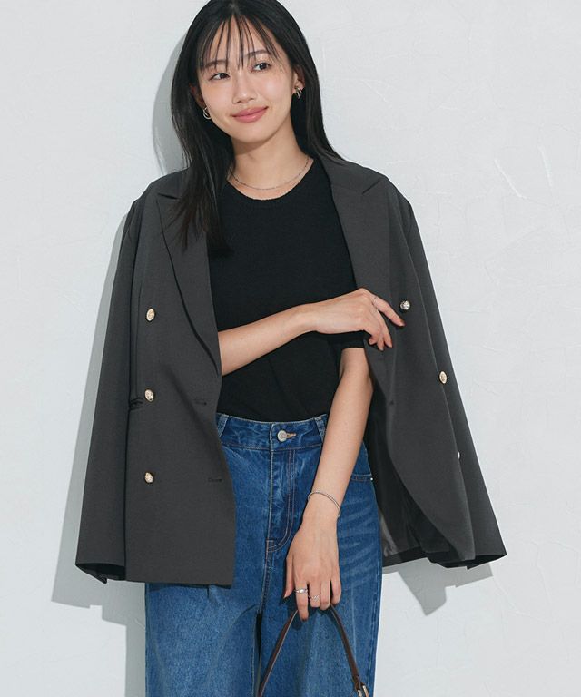 162cm / チャコール / M