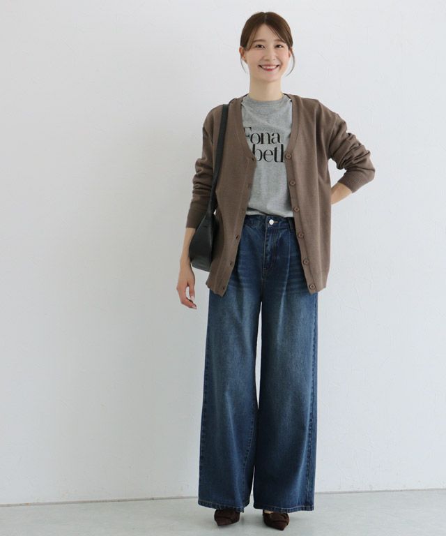 163cm / A / 杢グレー×ブラック / M