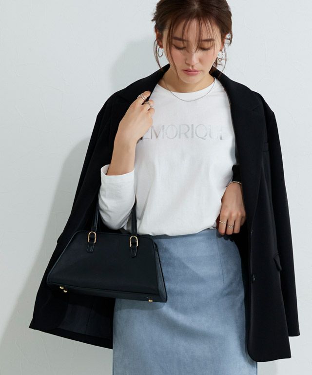 166cm / B / オフホワイト×シルバー / M