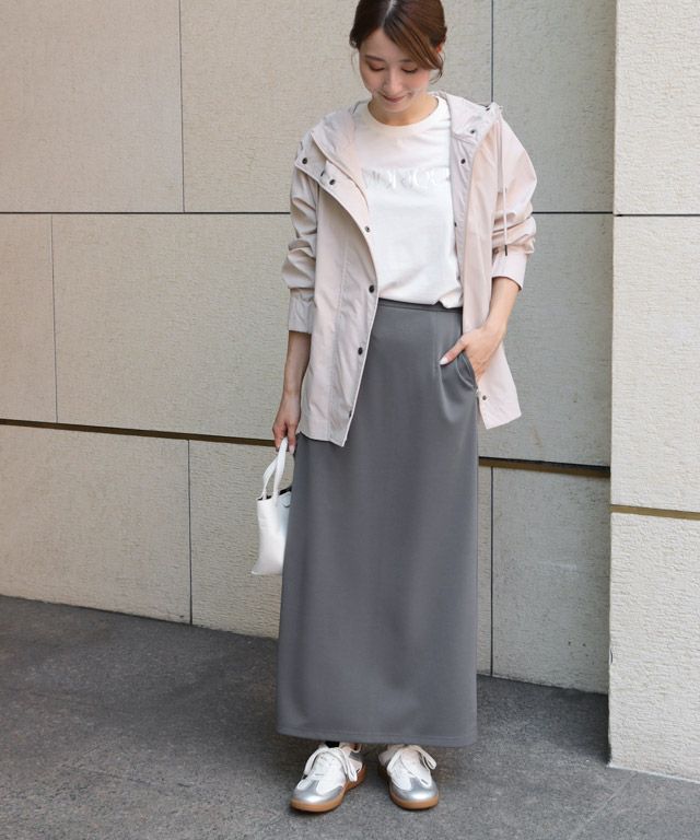 163cm / B / オフホワイト×シルバー / M