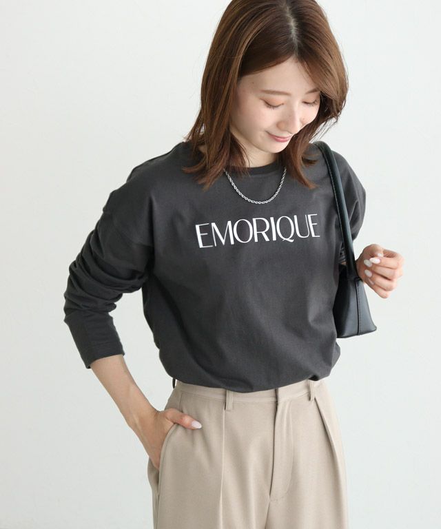 163cm / B / チャコール×オフホワイト / M