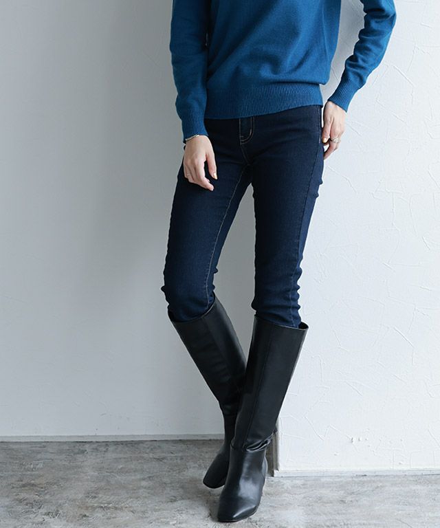blank western shoes pierrot 24aw ブーツ ジップレスロングブーツ【スピード配送】 | 【公式】Pierrot