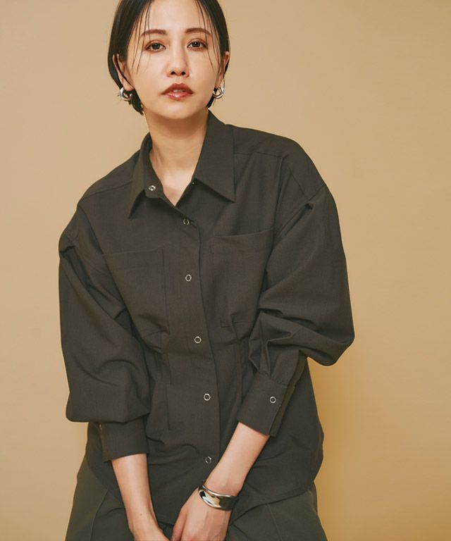 165cm / ダークブラウン / M