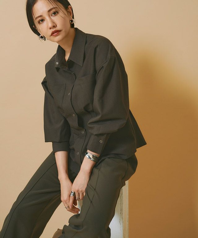 165cm / ダークブラウン / M