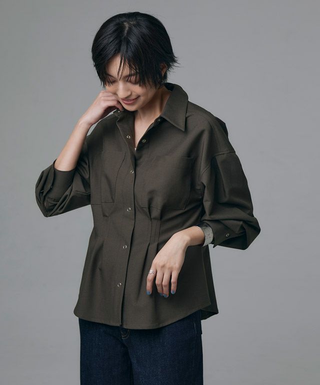 166cm / ダークブラウン / M