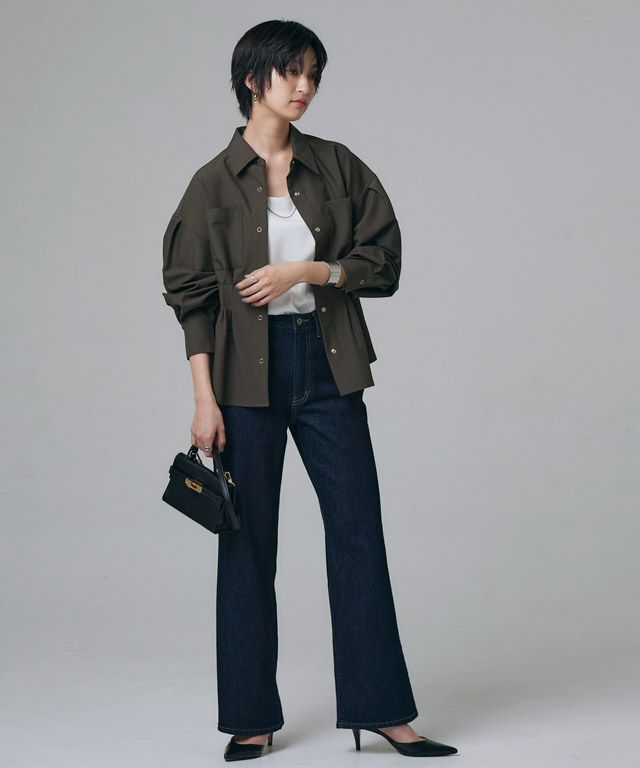 166cm / ダークブラウン / M