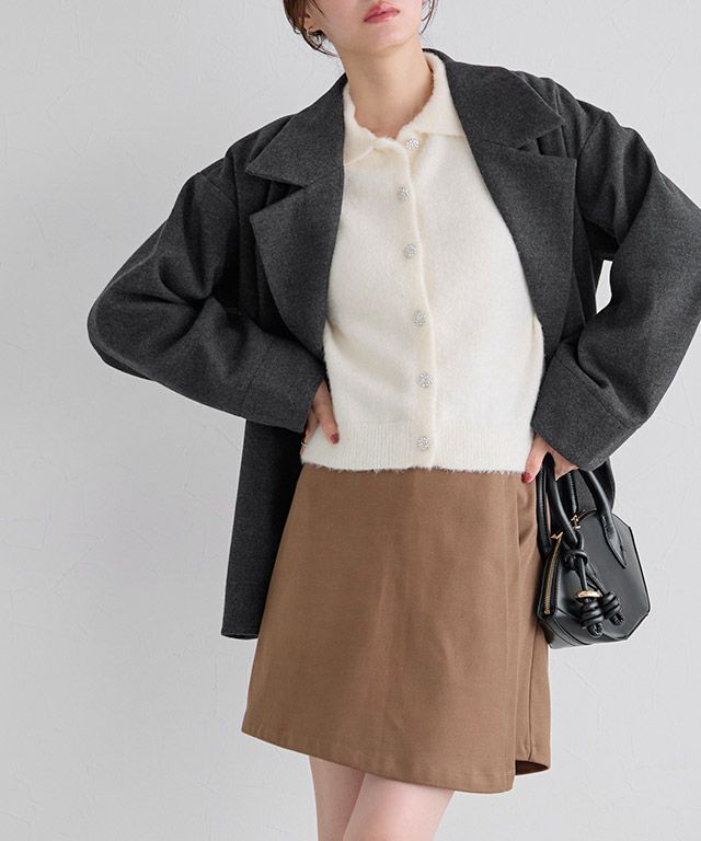 167cm / 杢チャコール / M