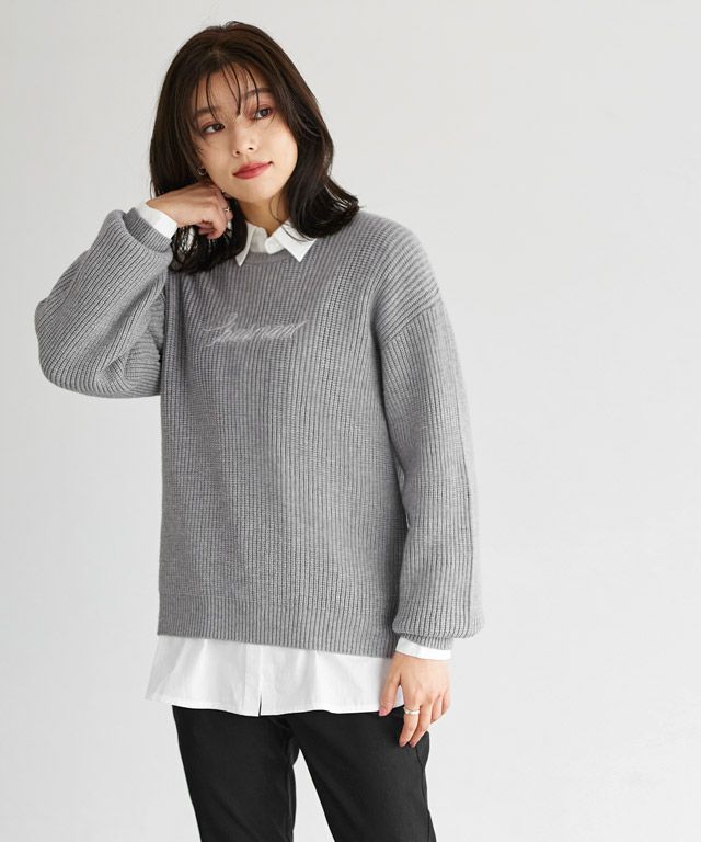 167cm / 杢グレー / M