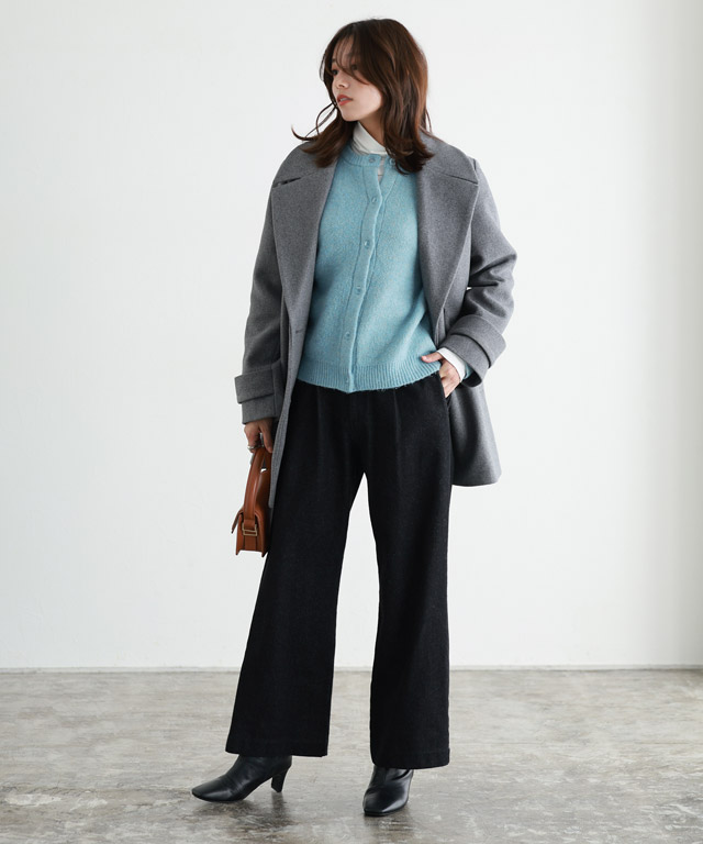 157cm / 杢グレー / M