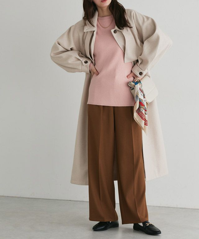 167cm / ピンク / クルーネック / M