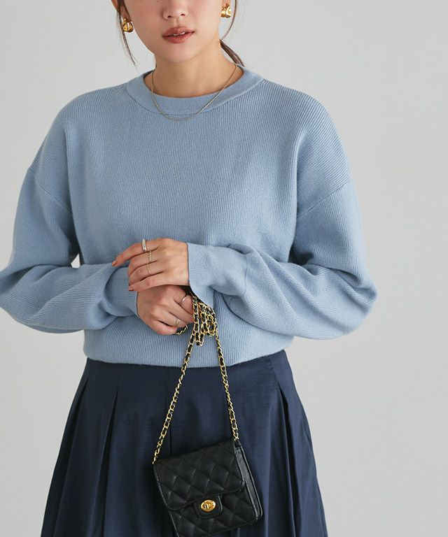 166cm / 杢グレー / クルーネック / M