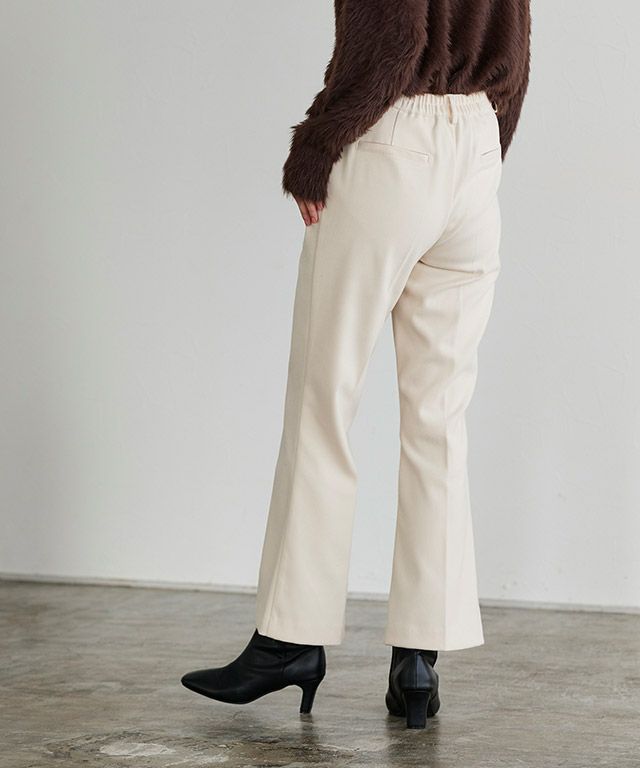 アウトレットSALE！】【低身長サイズ有】ウールタッチセミフレア
